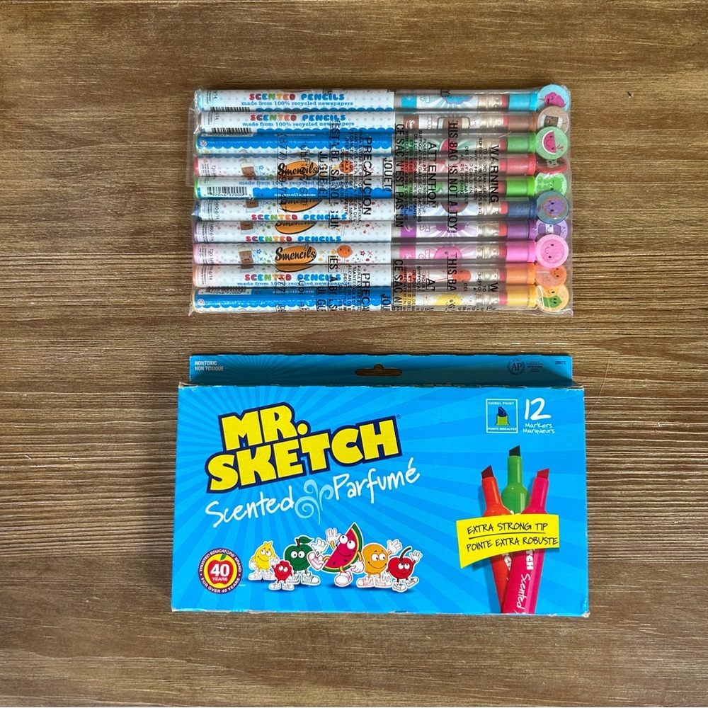 Smencils Scented Colored Pencils & Mr. Sketch Scented Colored Markers